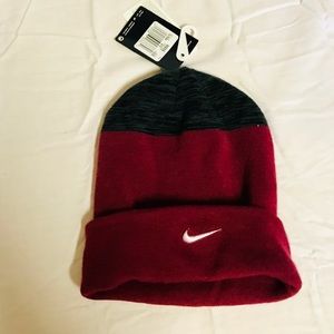 Red Nike Sock Cap/ Beanie